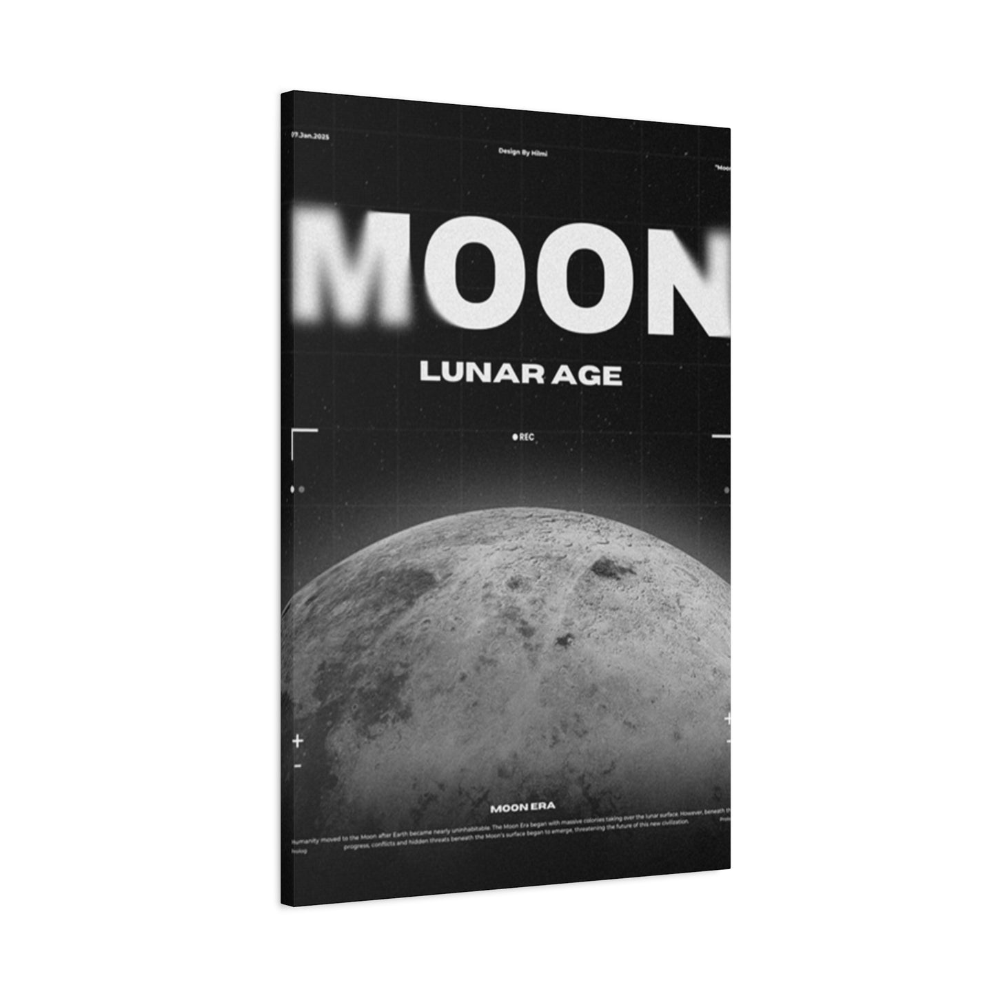Moon Lunar Poster Wall Art & Canvas Prints