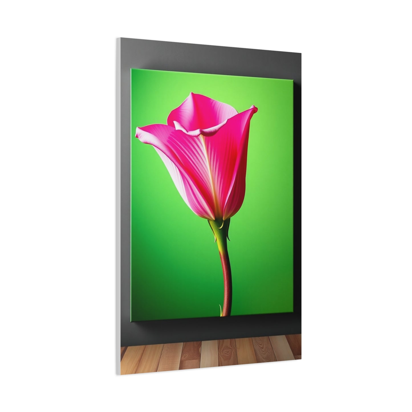 Masterpiece Green & Pink Canvas Art Vision Wall Art & Canvas Print