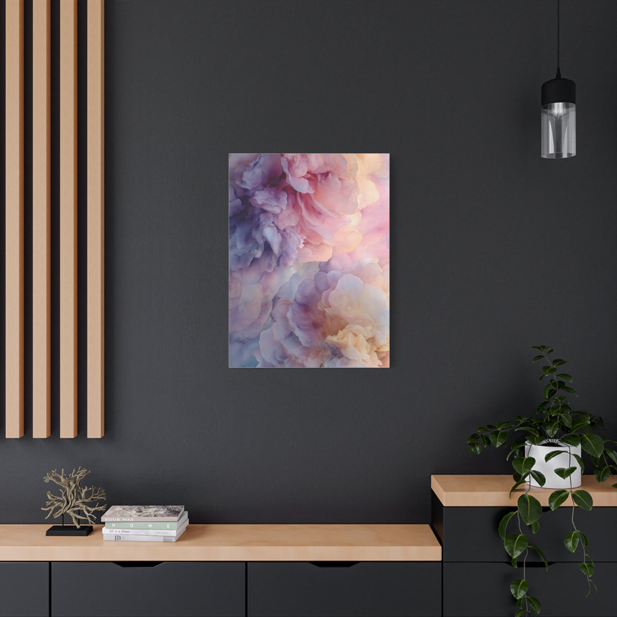 Soft Organic Floral Abstract Wall Art & Canvas Print