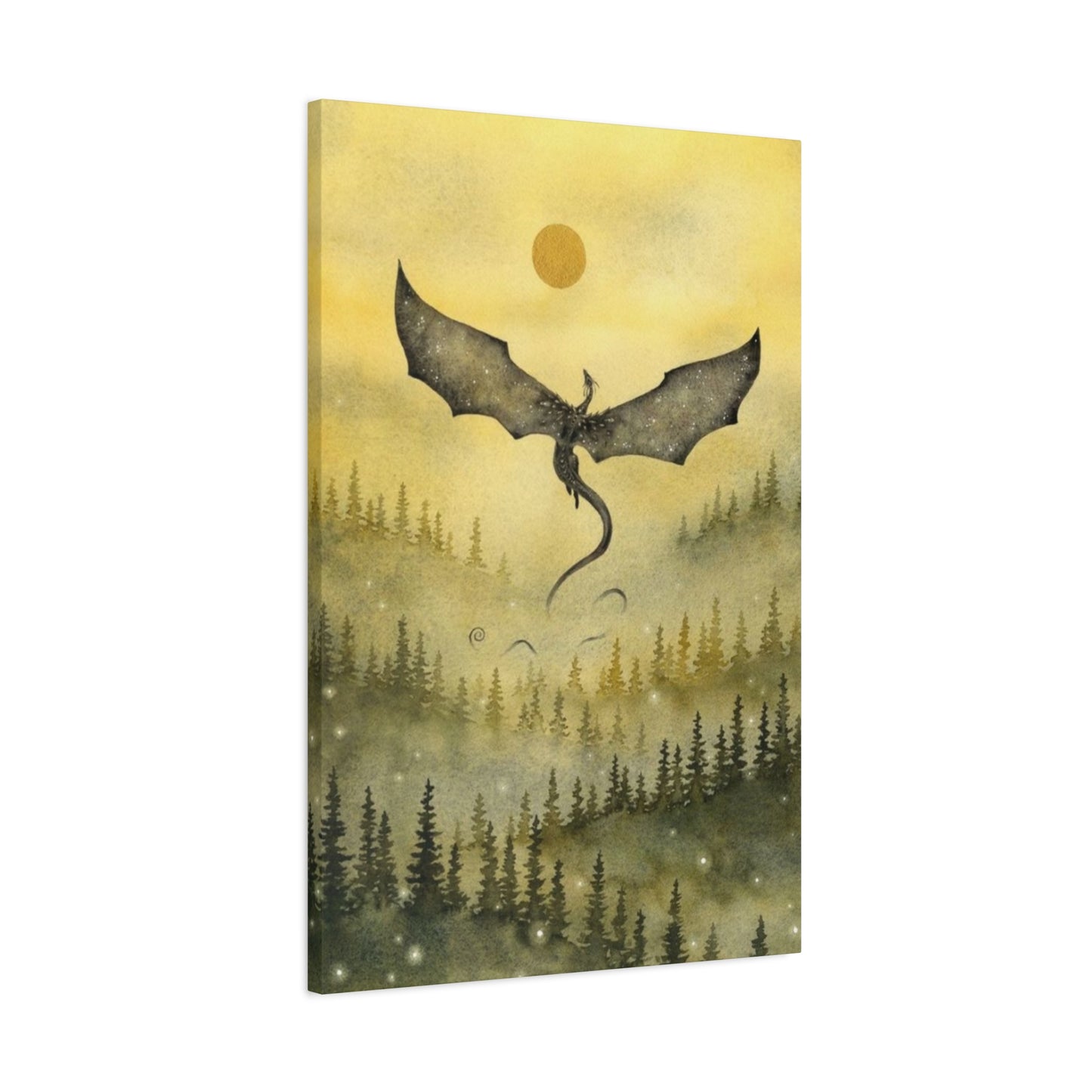 Dragon in Forest Wall Art & Canvas Prints