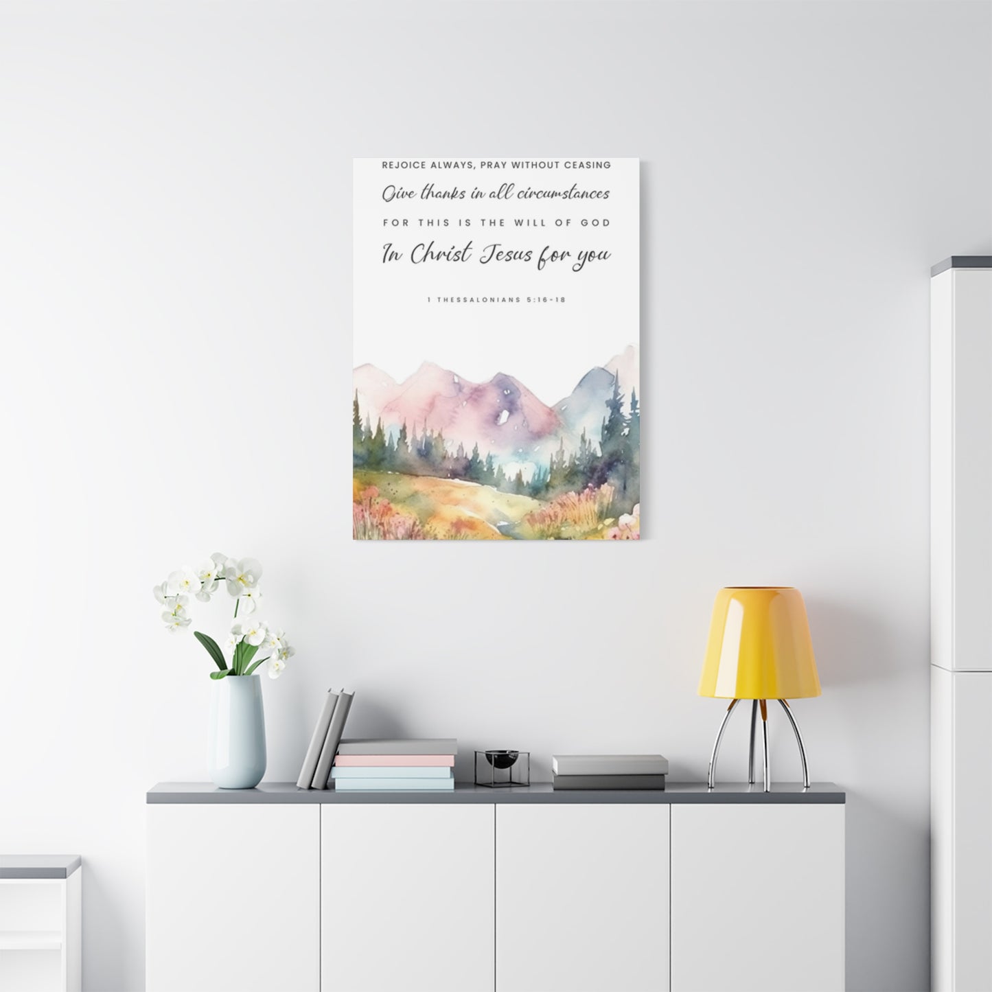 Quotes And Mountain Painting Wall Art & Canvas Prints