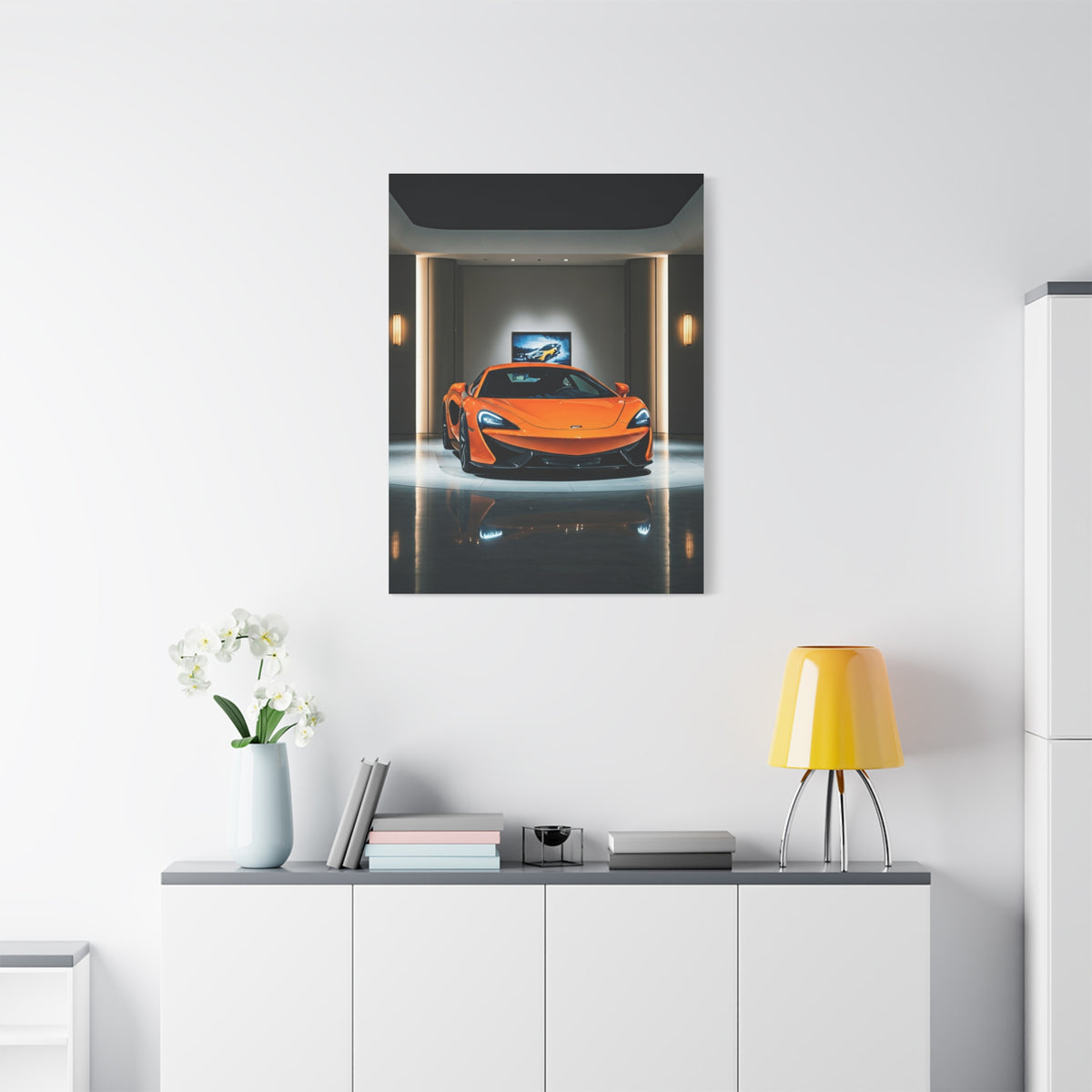 Dream Garage McLaren 570S Gallery Display Wall Art & Canvas Prints