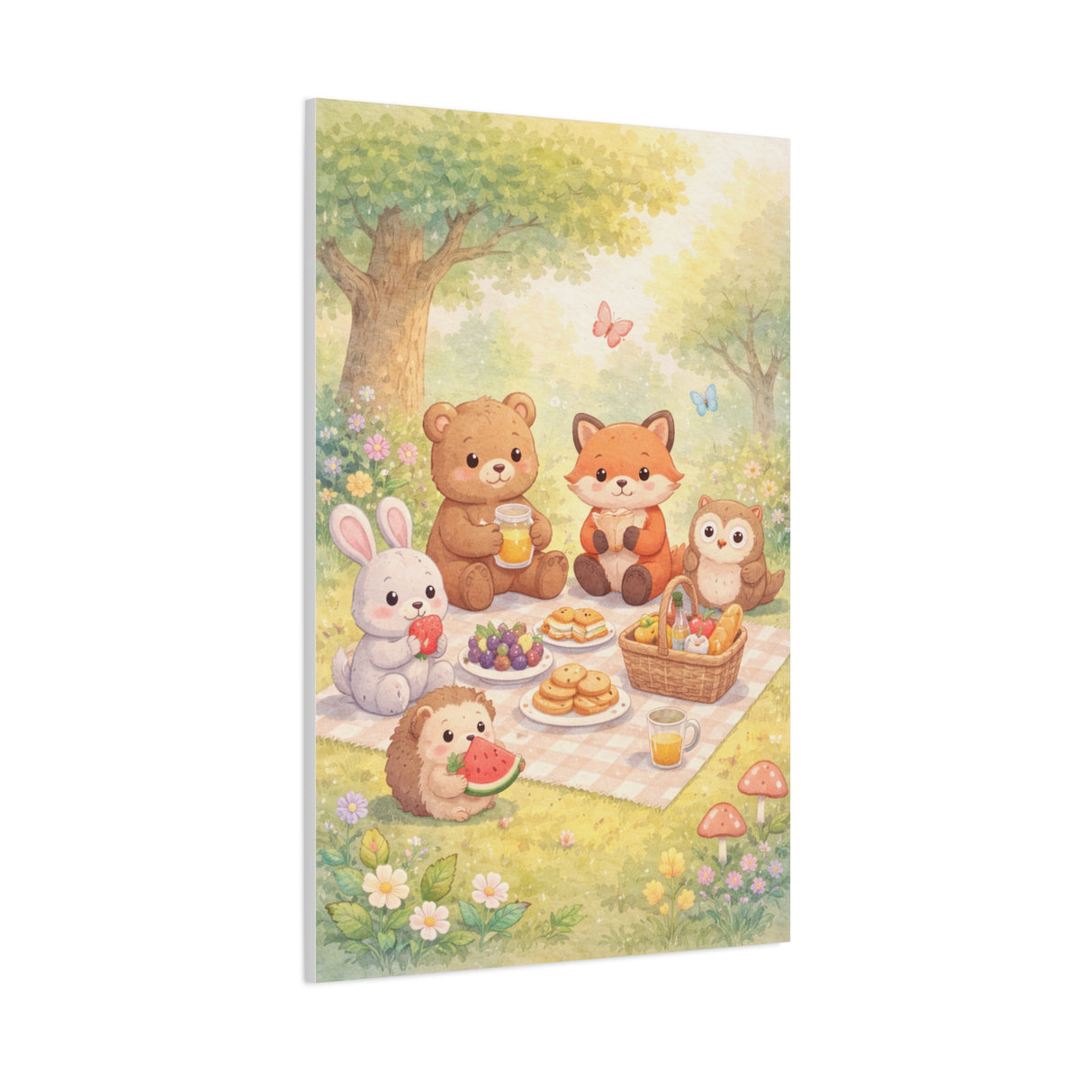 Magical Forest Picnic Wall Art & Canvas Print